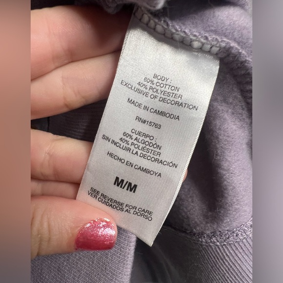 Champion Lavender Purple Mock Neck Crewneck Sweater - Picture 7 of 10